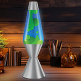 Lava The Original Lamp 163 Emerald Tide Classic Liquid Motion Lamp Yellow Wax and Blue Liquid Item 5139 Amazon Exclusive