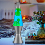 Lava Lamp 145 Deep Ocean The Original Motion Light Yellow Green Wax and Blue Liquid Item 2634 Amazon Exclusive