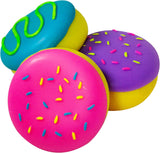 NeeDoh Jelly Donut Sensory Squeeze Toy Jelly Like Filling 3 Wide Color May Vary Pack of 1