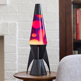 Lava The Original Lamp 145 Evenfall Retro Rocket Liquid Motion Lamp Yellow Wax and Purple Liquid Item 2391 Amazon Exclusive