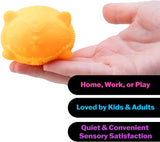 Needoh Wild Cats Fuzz Ball Sensory Squeeze Toy Colors May Vary