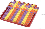 Metal Pot Holder Loom Kit Classic Durable Weaving Frame to Make Pot Holders Includes Loom Hook Instructions and 80 Colorful Cotton Loops Ages 5 and Up