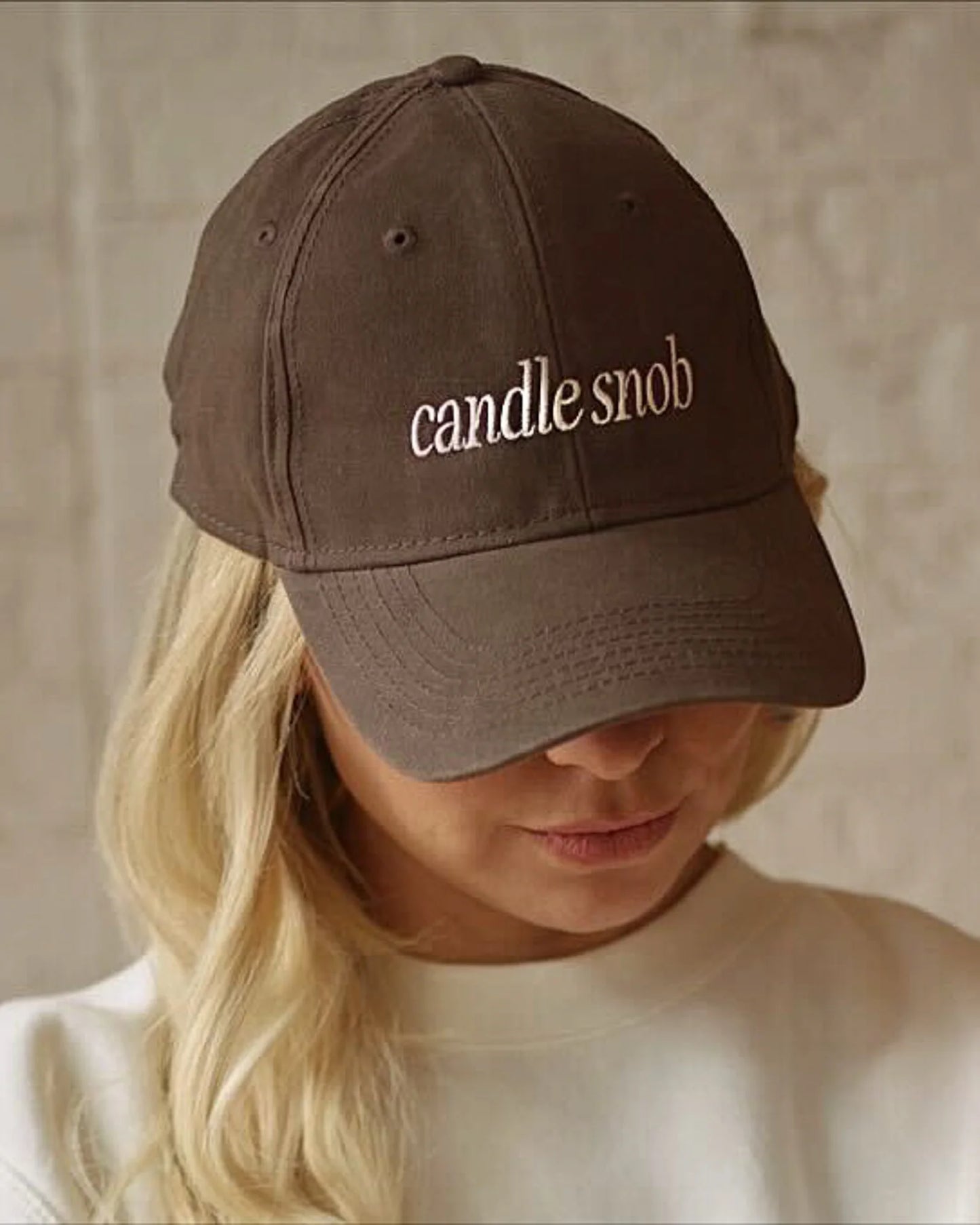 Candle Snob Hat in Chocolate Brown