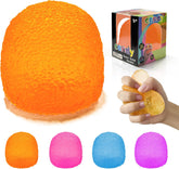 Squishy Fidget Toys Stress for Kids and Adults Super Solid Squeeze Ball Sensory for Stress Relief Birthday Easter Basket Stuffers and Party FavorsOrange