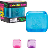 NeeDoh Nice Ice Baby Sensory Squeeze Toy Super Solid Squish 125 Wide Color May Vary Pack of 1