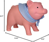 Rubber Piggy Bank Pink 1 EA