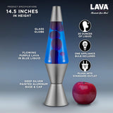 Lava Lamp 145 Cosmic Wave The Original Motion Light Purple Wax and Blue Liquid Item 2633 Amazon Exclusive