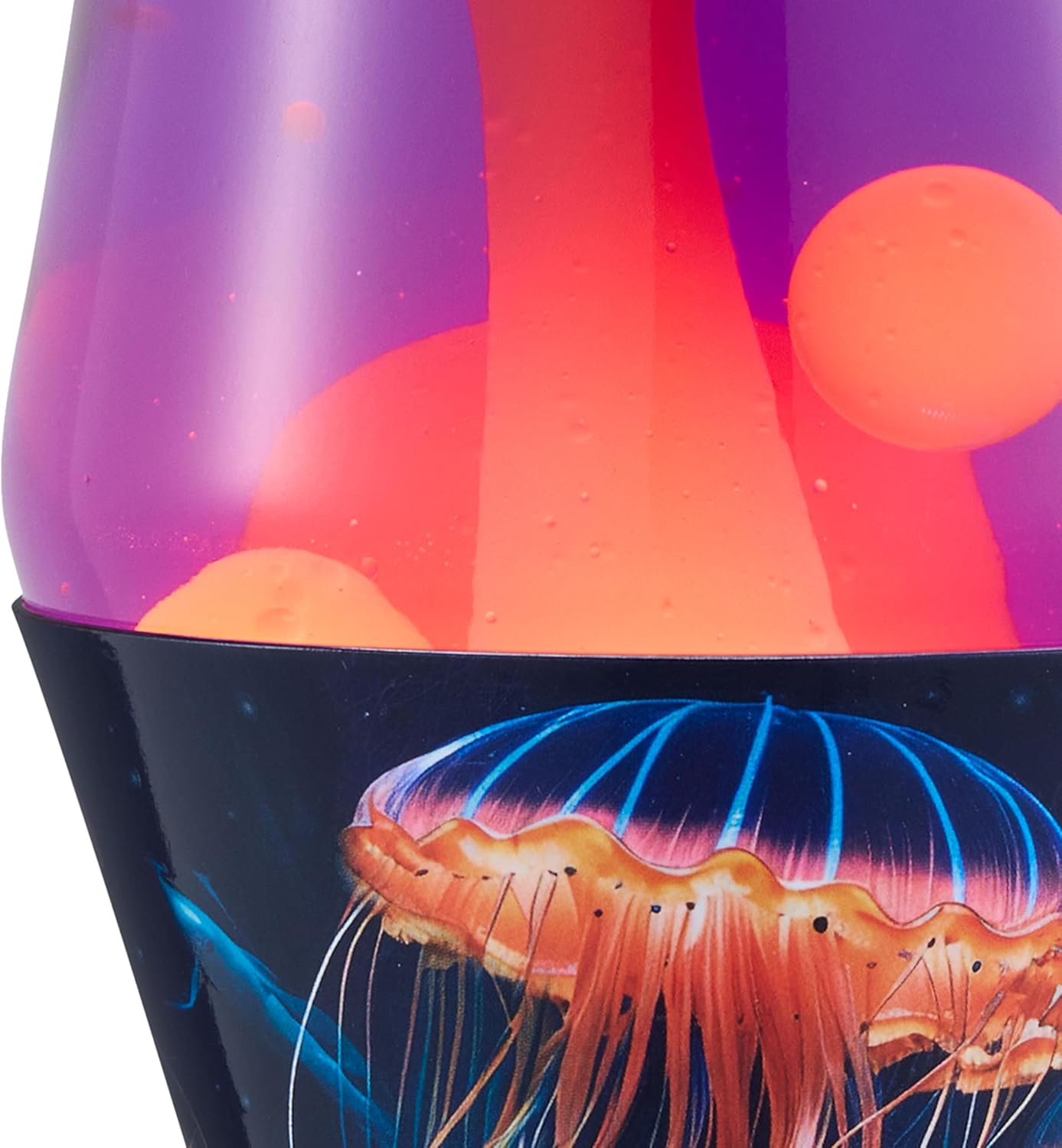 Lava The Original Lamp 145 Luminous Jelly Fish Classic Liquid Motion Lamp Yellow Wax and Purple Liquid Item 2424 Amazon Exclusive