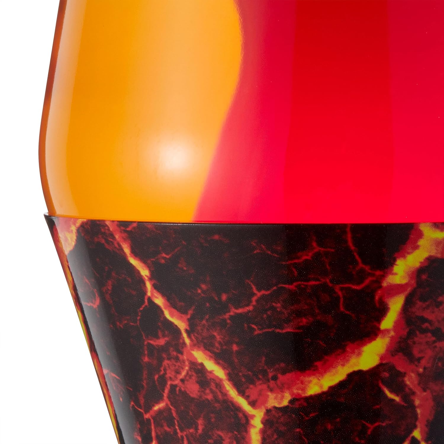 The Original Lava Lamp 145 Volcanic Crags Classic Liquid Motion Lamp Red Wax and Orange Liquid 2078 Amazon Exclusive