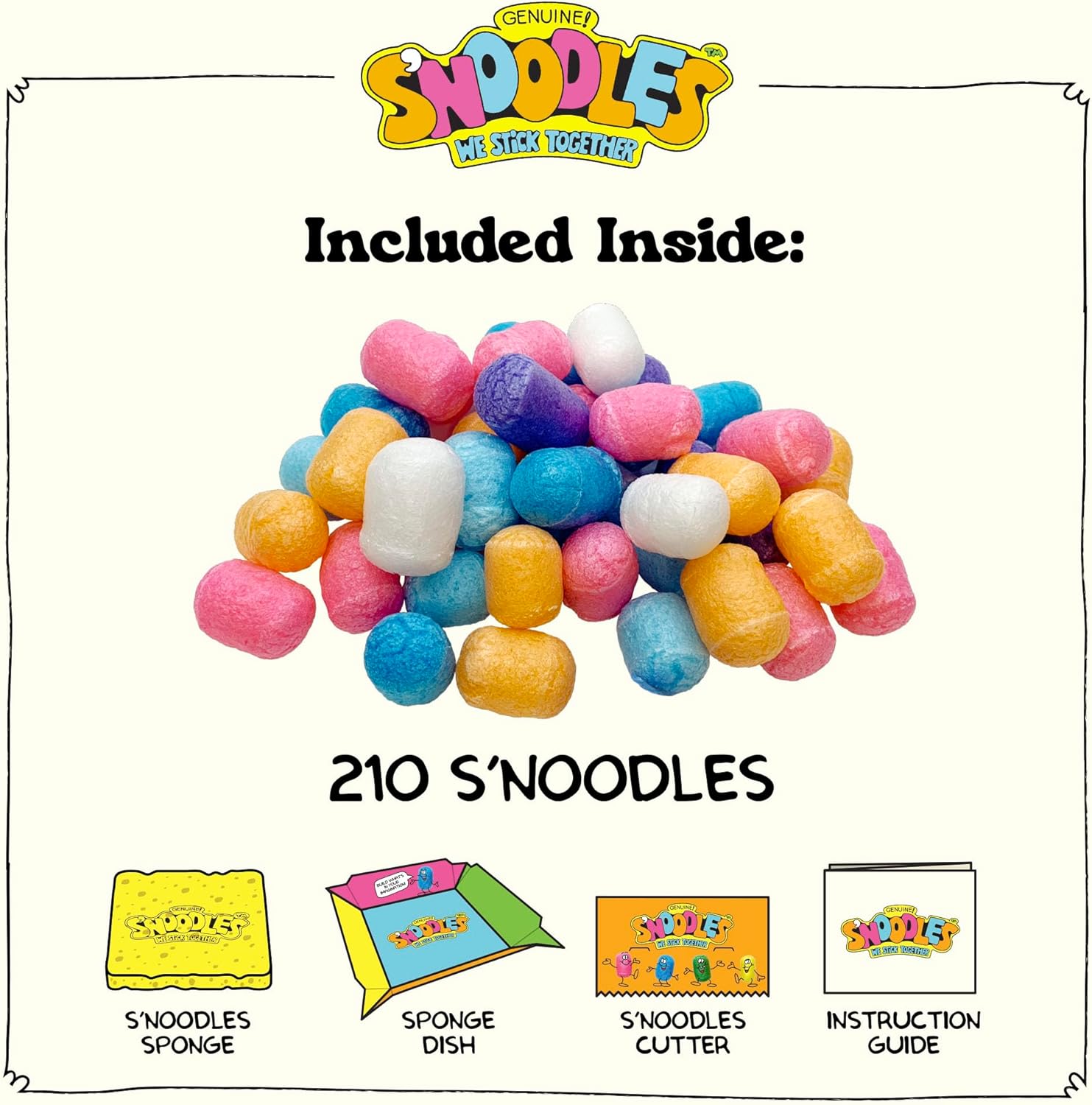 SNoodles Creative Building Craft Kit Just Add Water Ages 4 and Up One Kit