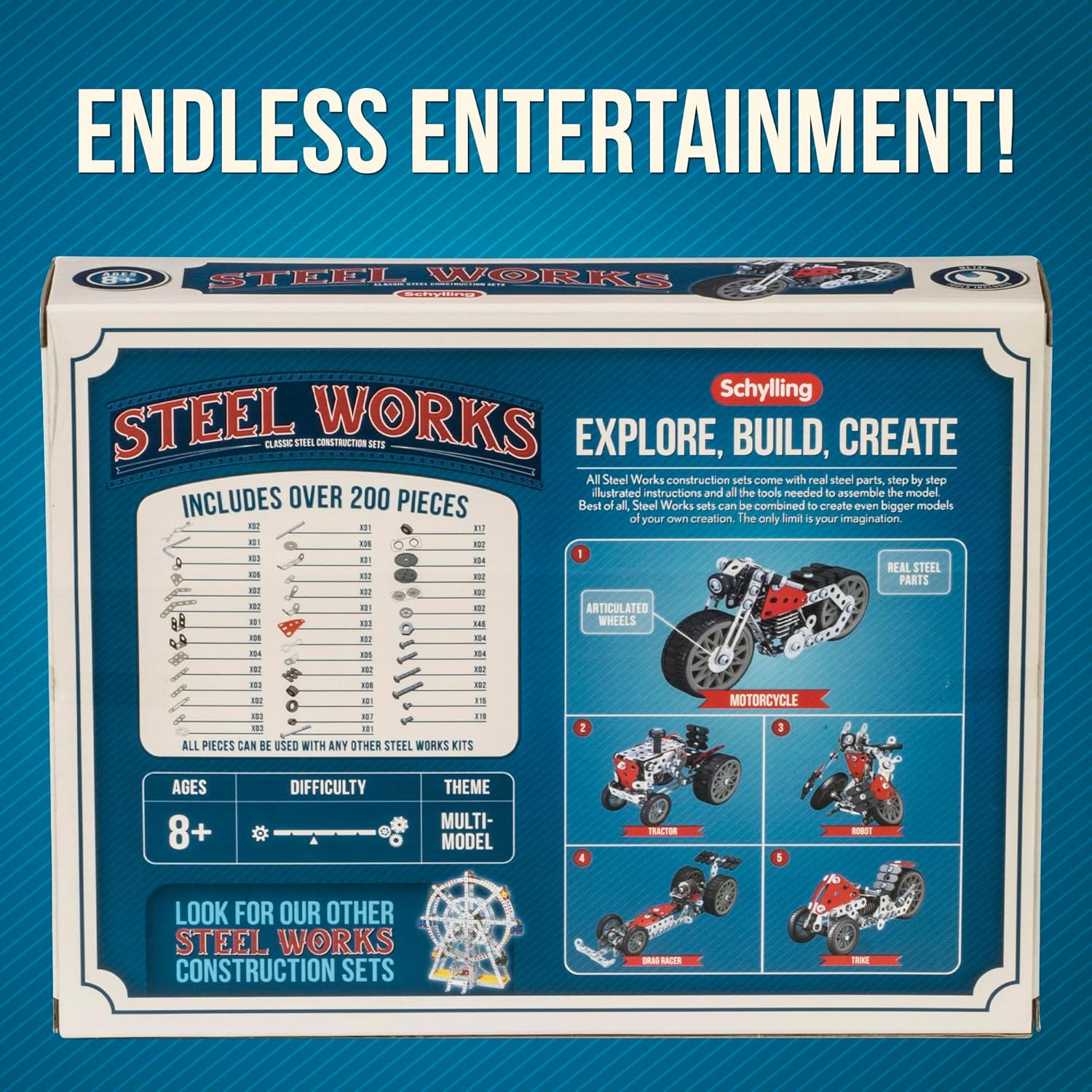 Steel Works 5 Model Construction Building Kit