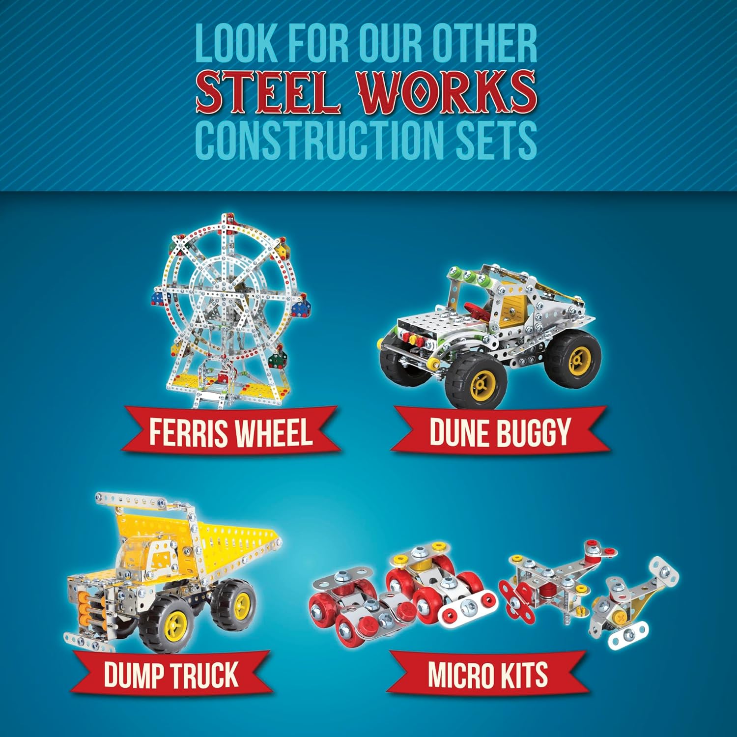 Steel Works 5 Model Construction Building Kit