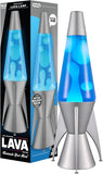 Lava The Original Lamp 145 Gray Stratosphere Retro Rocket Liquid Motion Lamp White and Blue Liquid Item 2390 Amazon Exclusive