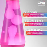 Lava The Original Lamp New 145 Wild Pink Classic Liquid Motion Lamp White Wax and Pink Liquid Item 2361 Amazon Exclusive