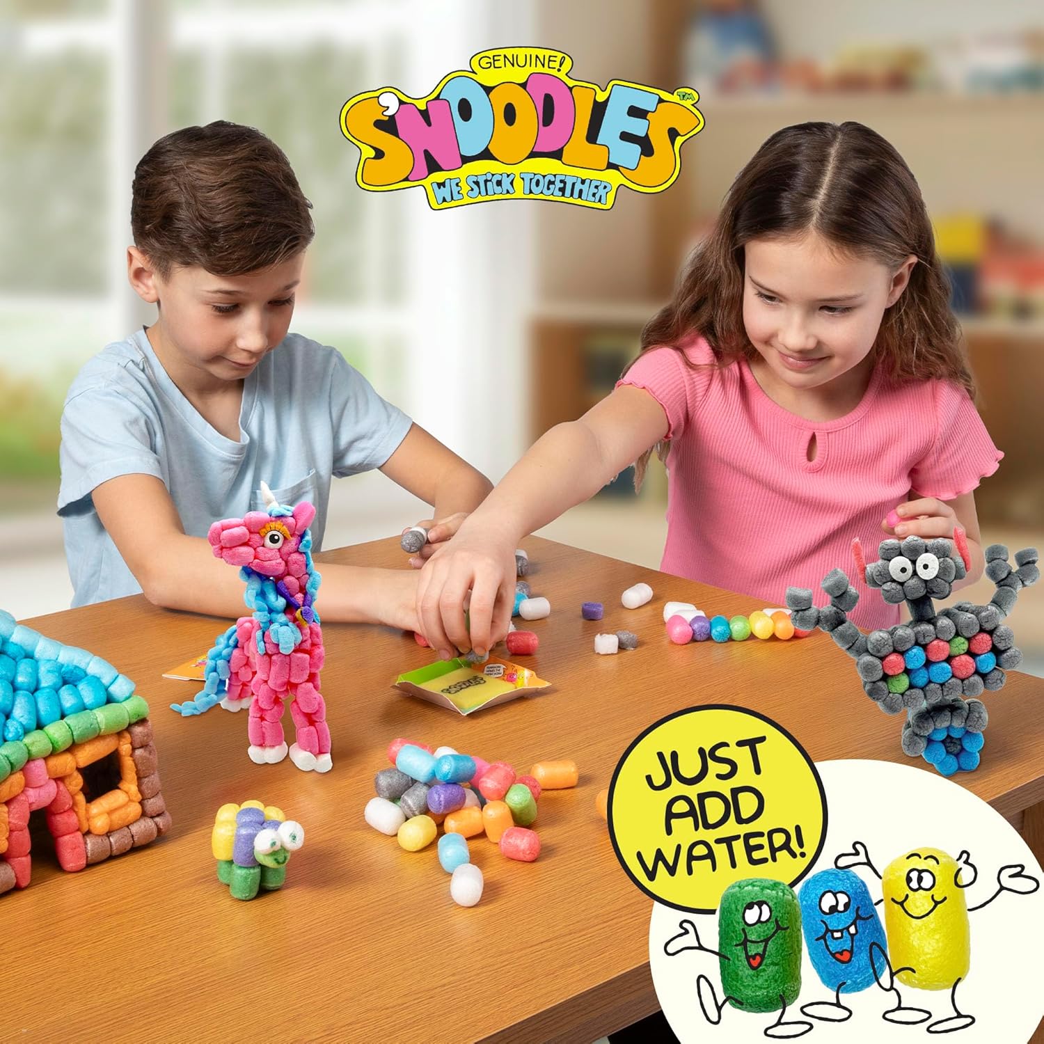 SNoodles Creative Building Craft Kit Just Add Water Ages 4 and Up One Kit
