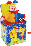 Jester Jack in the Box Classic Childrens Musical Toy Colorful and Durable Tin Box with Silly Jester Plush Age 18 months and Up