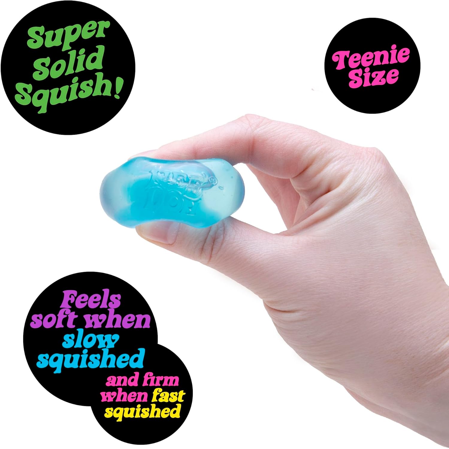 NeeDoh Nice Ice Baby 4 Pack Sensory Squeeze Toy 15 Cube Colors May Vary