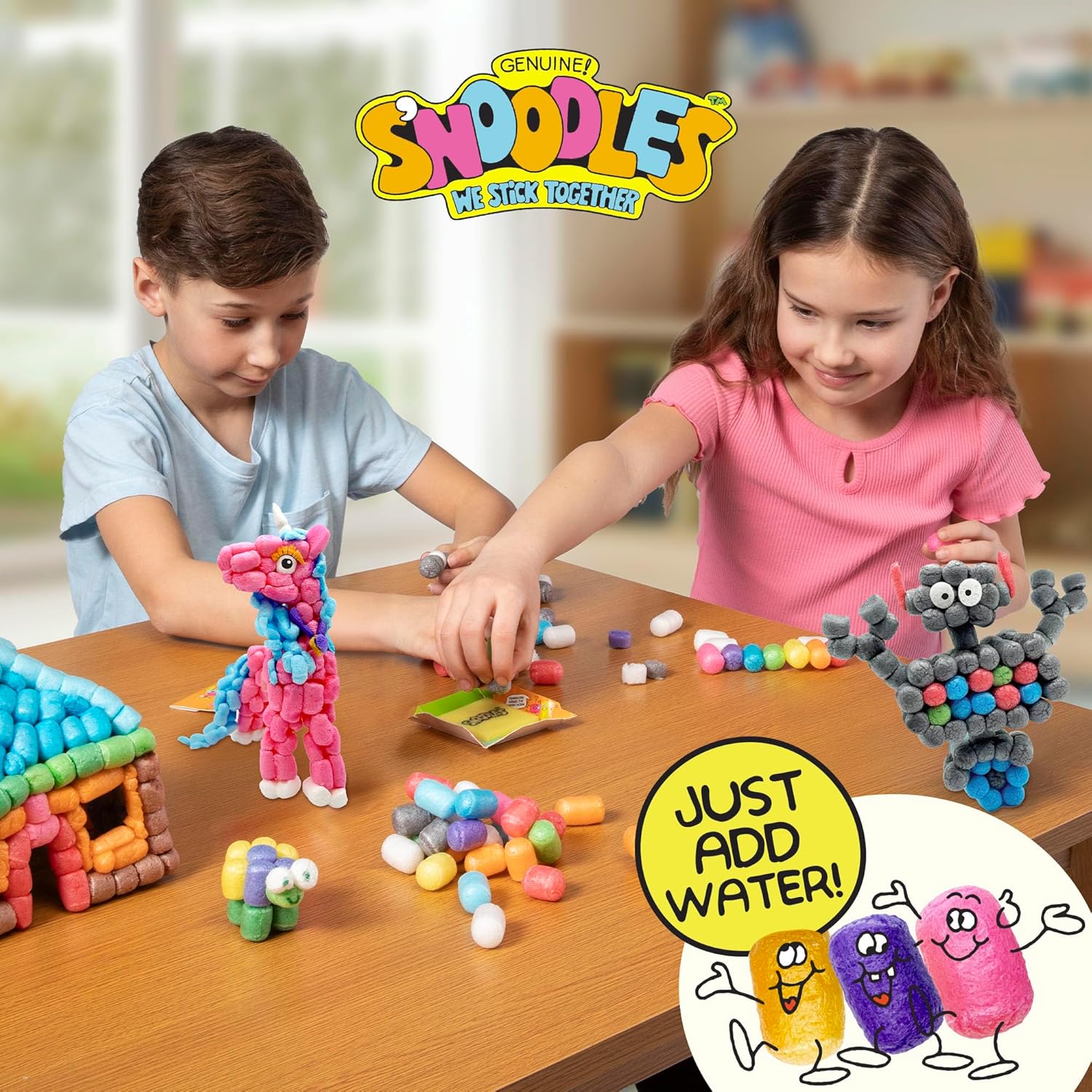 SNoodles Creative Building Craft Kit Just Add Water Ages 4 and Up One Kit
