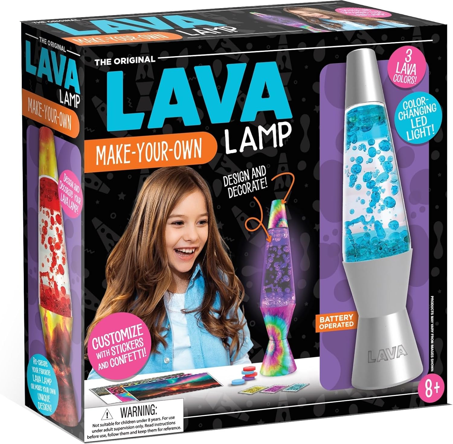 Lava Lamp Make Your Own Lava Lamp Custom Color Craft Kit