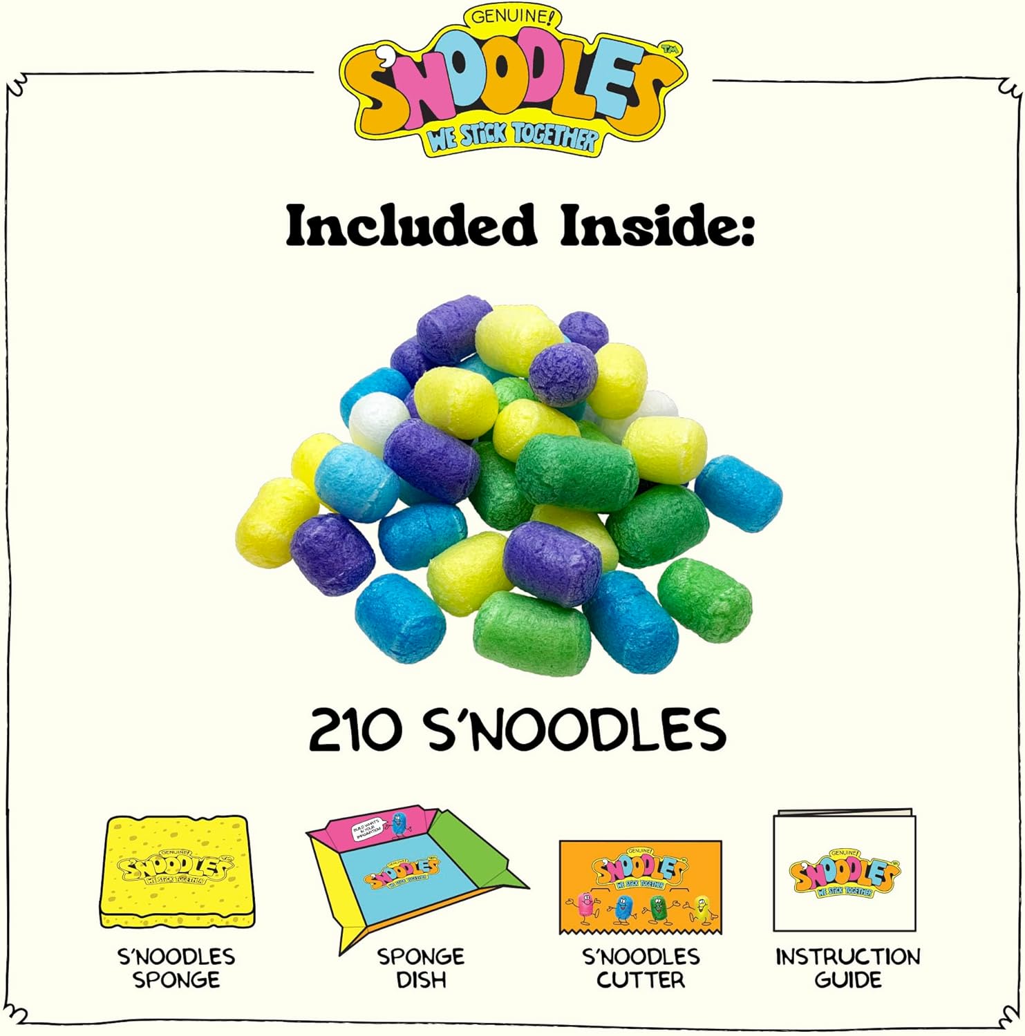 SNoodles Creative Building Craft Kit Just Add Water Ages 4 and Up One Kit