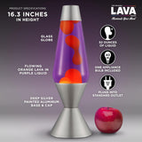 The Original Lava Lamp Large 52oz 163 Vivid Twilight Classic Liquid Motion Lamp Orange Lava and Purple Liquid Item 5119 Amazon Exclusive