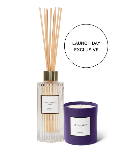 London Candle + Reed Diffuser Duo