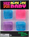 NeeDoh Nice Ice Baby 4 Pack Sensory Squeeze Toy 15 Cube Colors May Vary