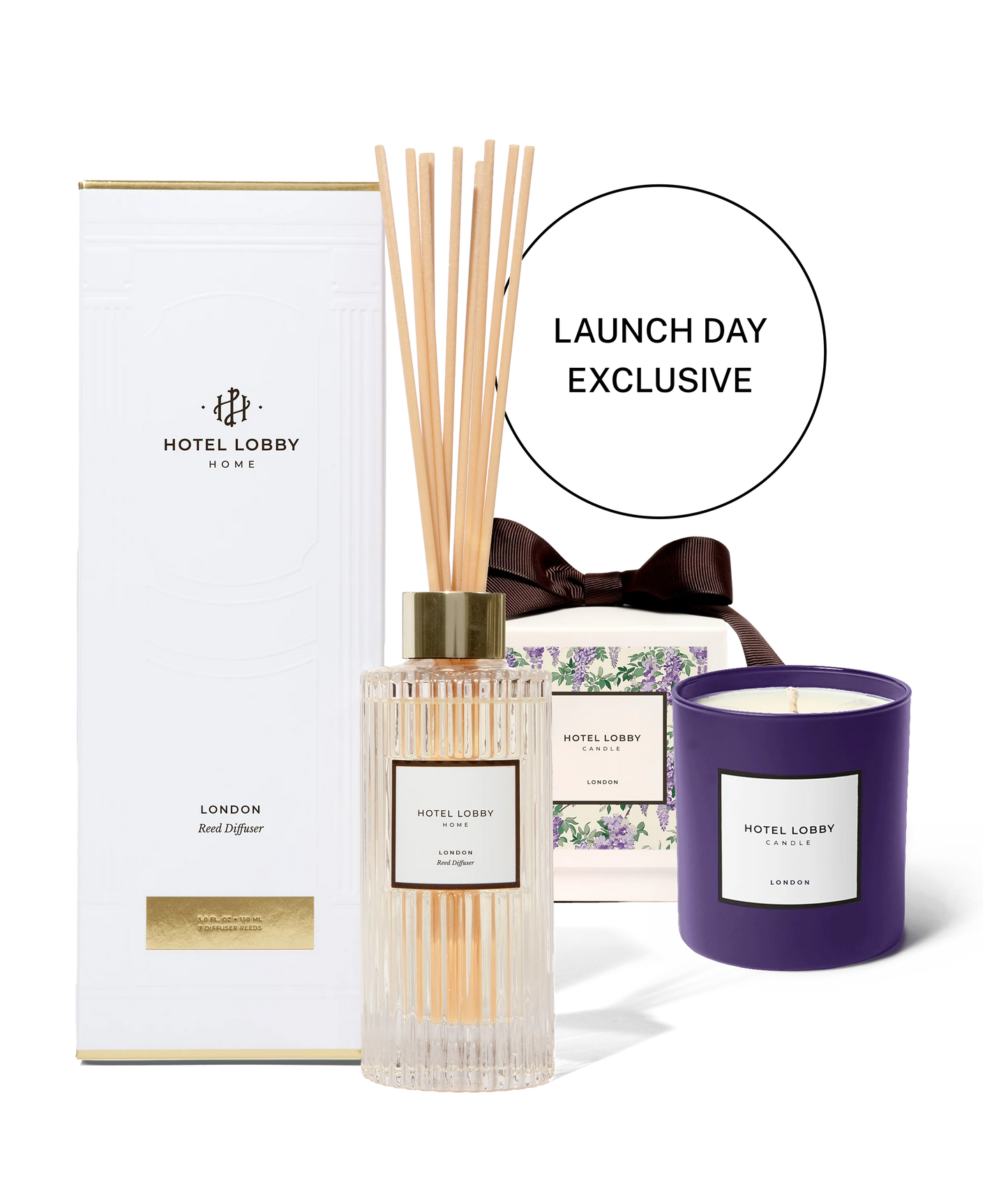 London Candle + Reed Diffuser Duo