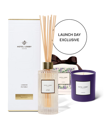 London Candle + Reed Diffuser Duo