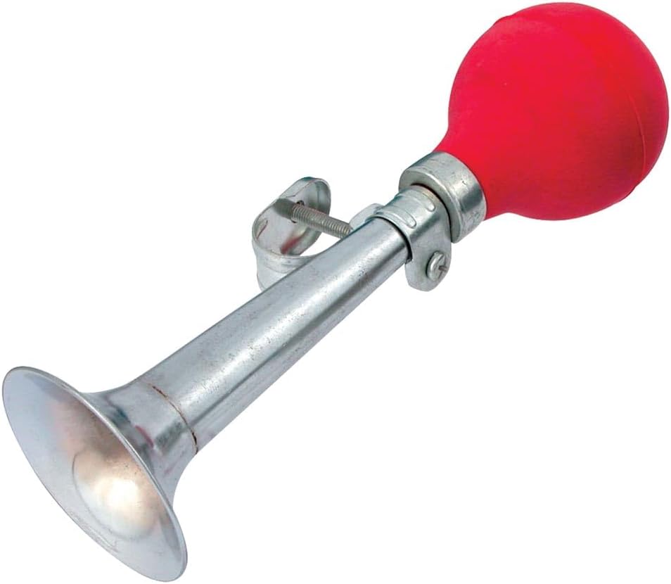 Bike Horn Steel 8 Inch Assorted Colors