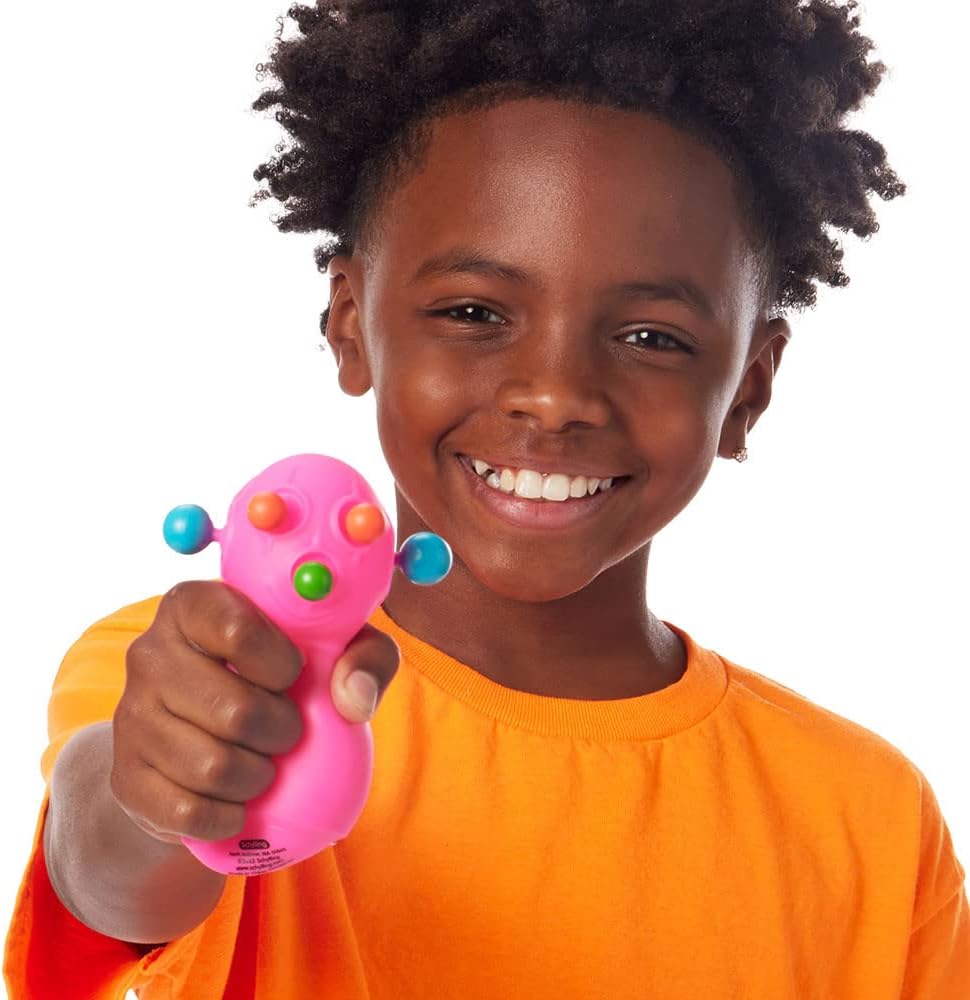 NeeDoh Panic Pete Sensory Squeeze Toy Popping Eyes Ears Nose 4 Tall Color May Vary Pack of 1