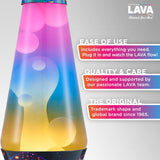 Lava The Original Lamp 145 Trippy Shrooms Classic Liquid Motion Lamp Tri Colored Globe and Black Base Item 2361 Amazon Exclusive