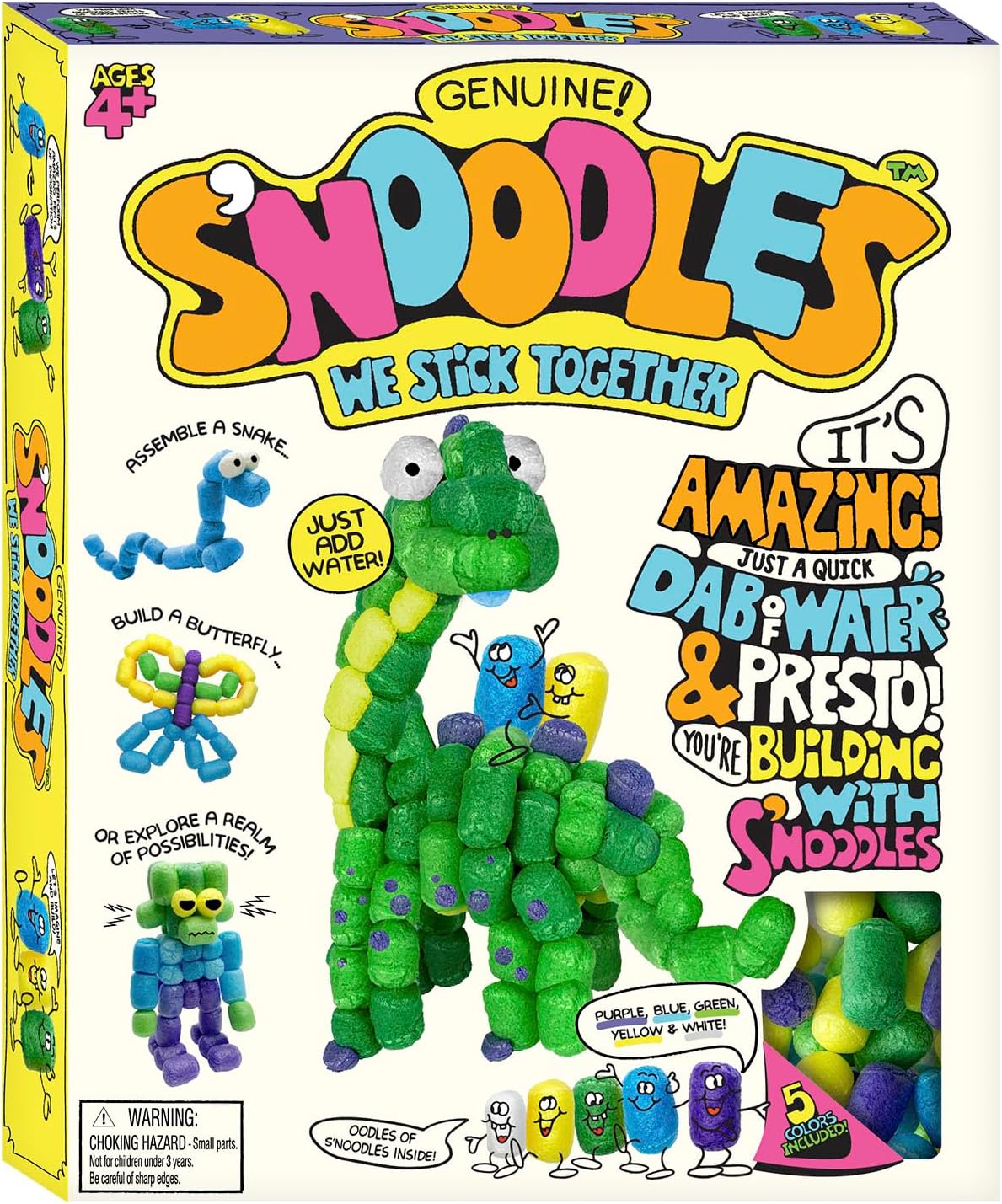 SNoodles Creative Building Craft Kit Just Add Water Ages 4 and Up One Kit