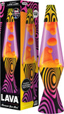 Lava Lamp 145 Groovy Gradient Flocked Base The Original Motion Light Yellow Wax and Purple Liquid Item 2015