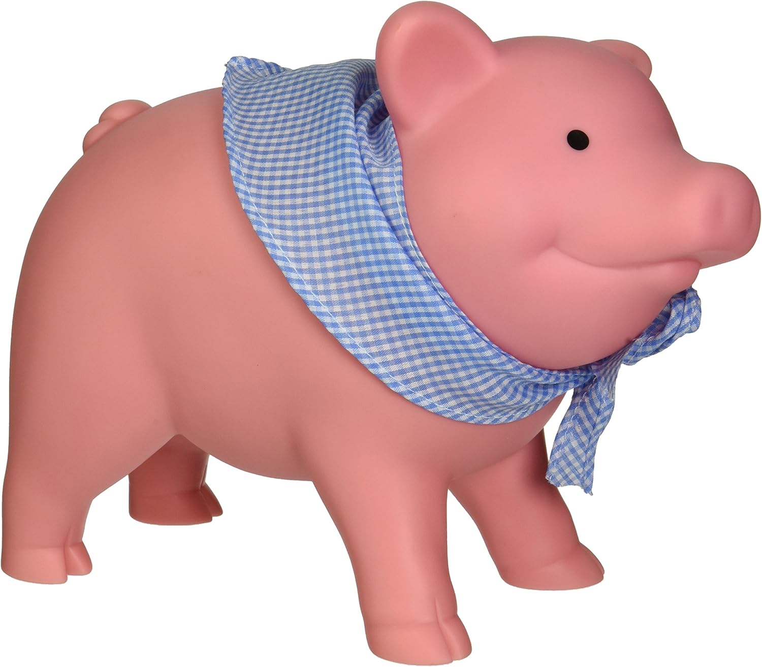 Rubber Piggy Bank Pink 1 EA