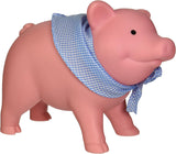 Rubber Piggy Bank Pink 1 EA