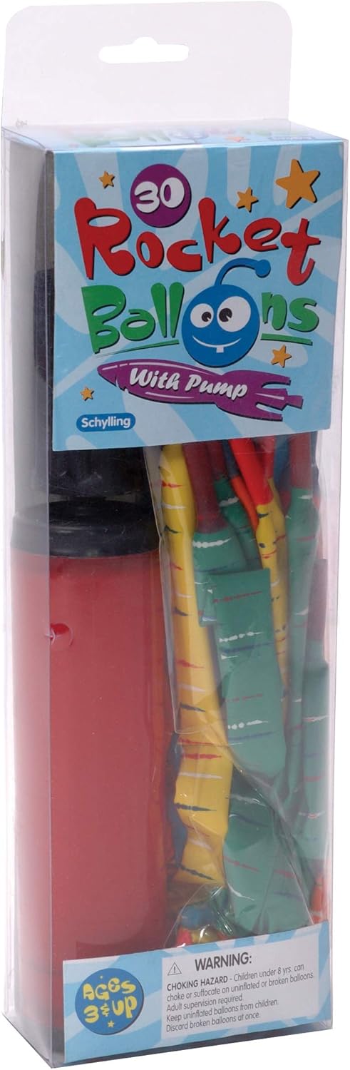 Rocket Balloons and Pump