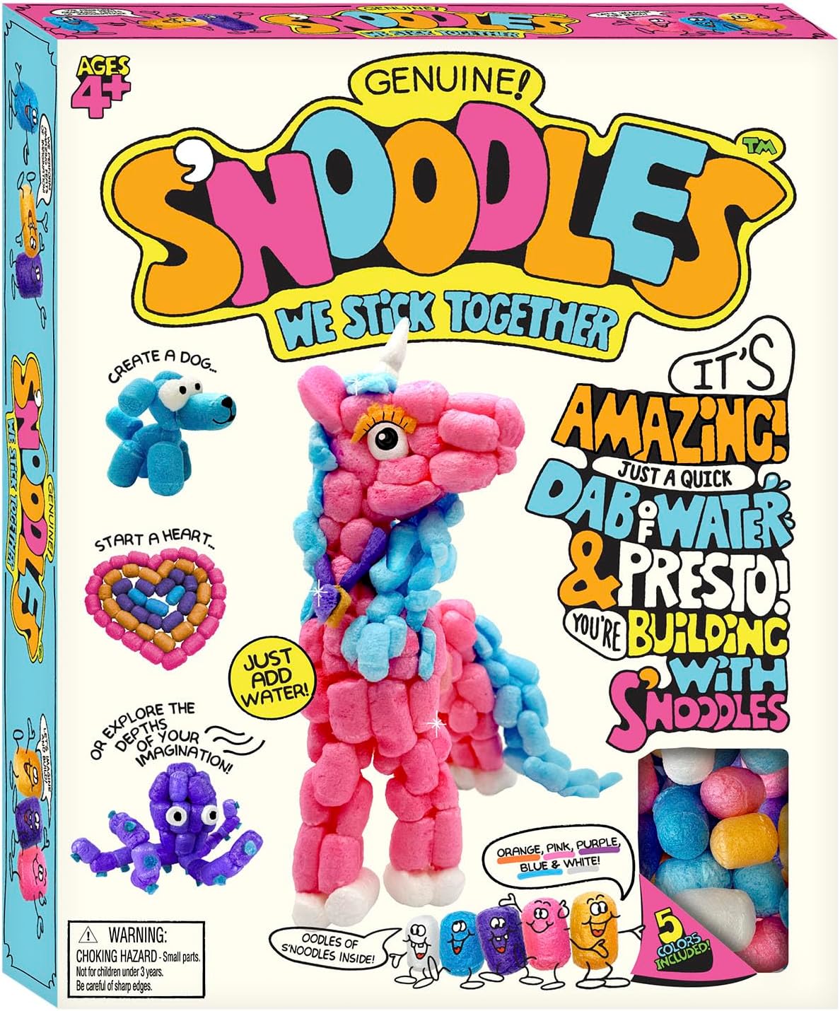 SNoodles Creative Building Craft Kit Just Add Water Ages 4 and Up One Kit