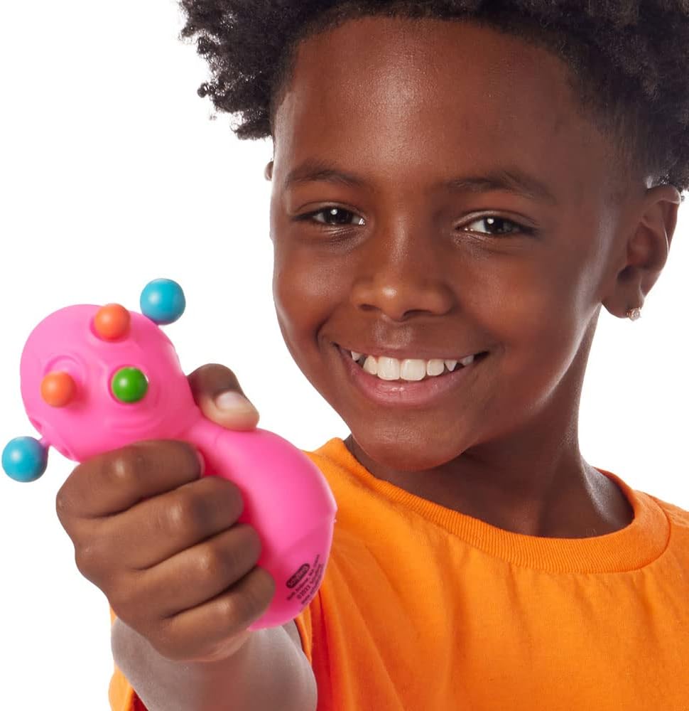 NeeDoh Panic Pete Sensory Squeeze Toy Popping Eyes Ears Nose 4 Tall Color May Vary Pack of 1