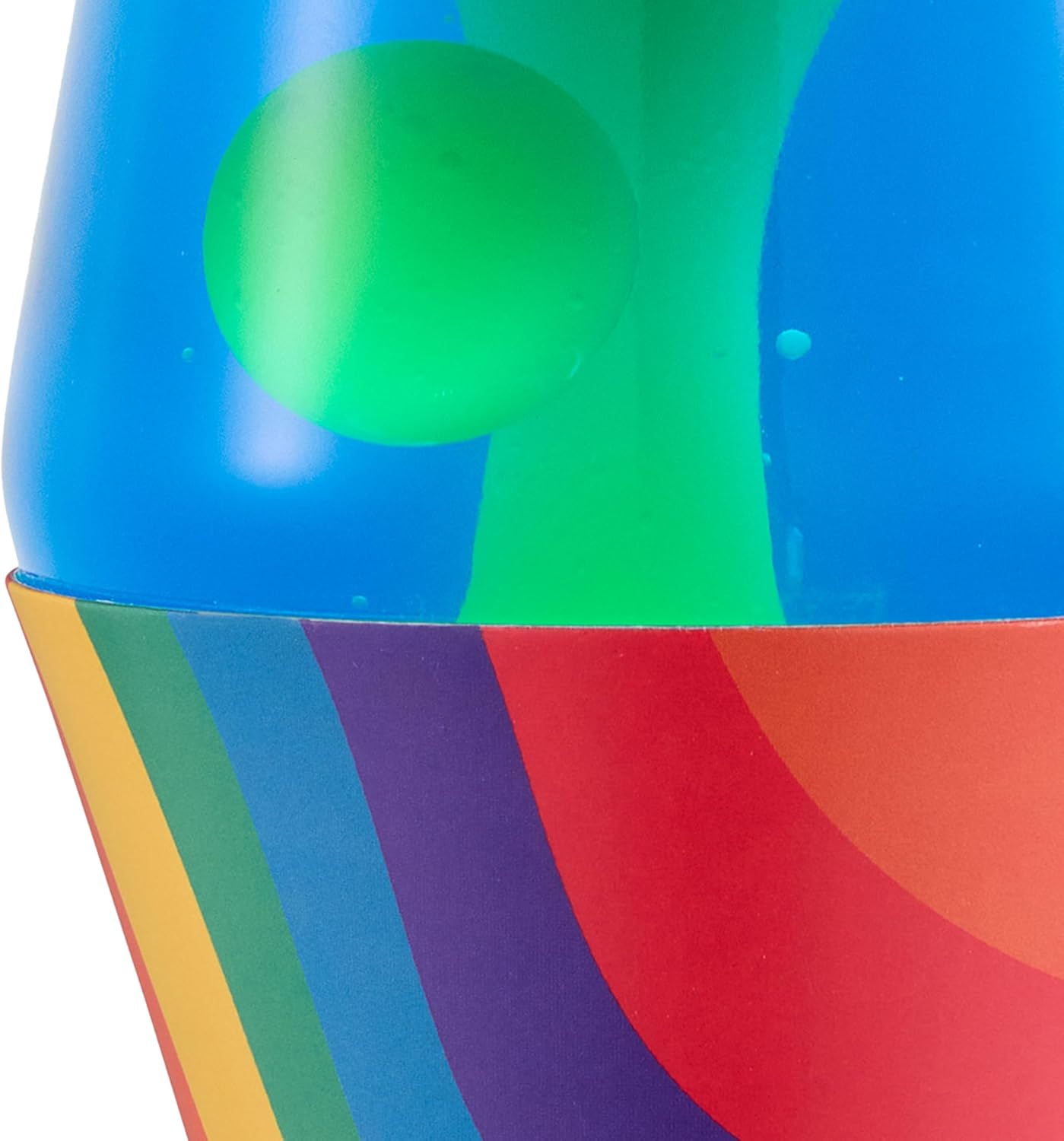 Lava The Original Lamp 145 Warped Rainbow Classic Liquid Motion Lamp Yellow Wax and Blue Liquid Item 2713 Amazon Exclusive
