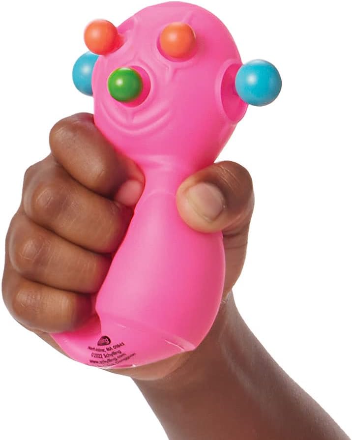 NeeDoh Panic Pete Sensory Squeeze Toy Popping Eyes Ears Nose 4 Tall Color May Vary Pack of 1